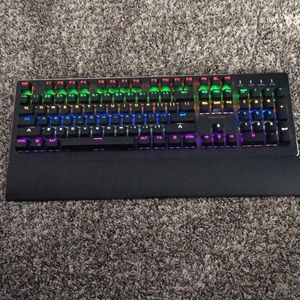I am selling a black up colorful light up keyboard